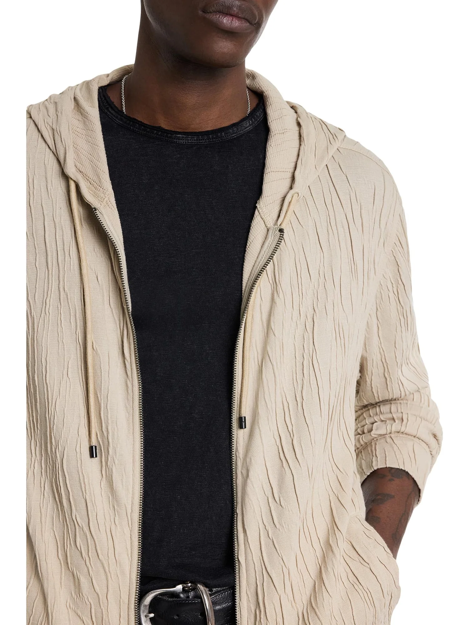 Худи John Varvatos Ihsan Zip Hoodie — 3
