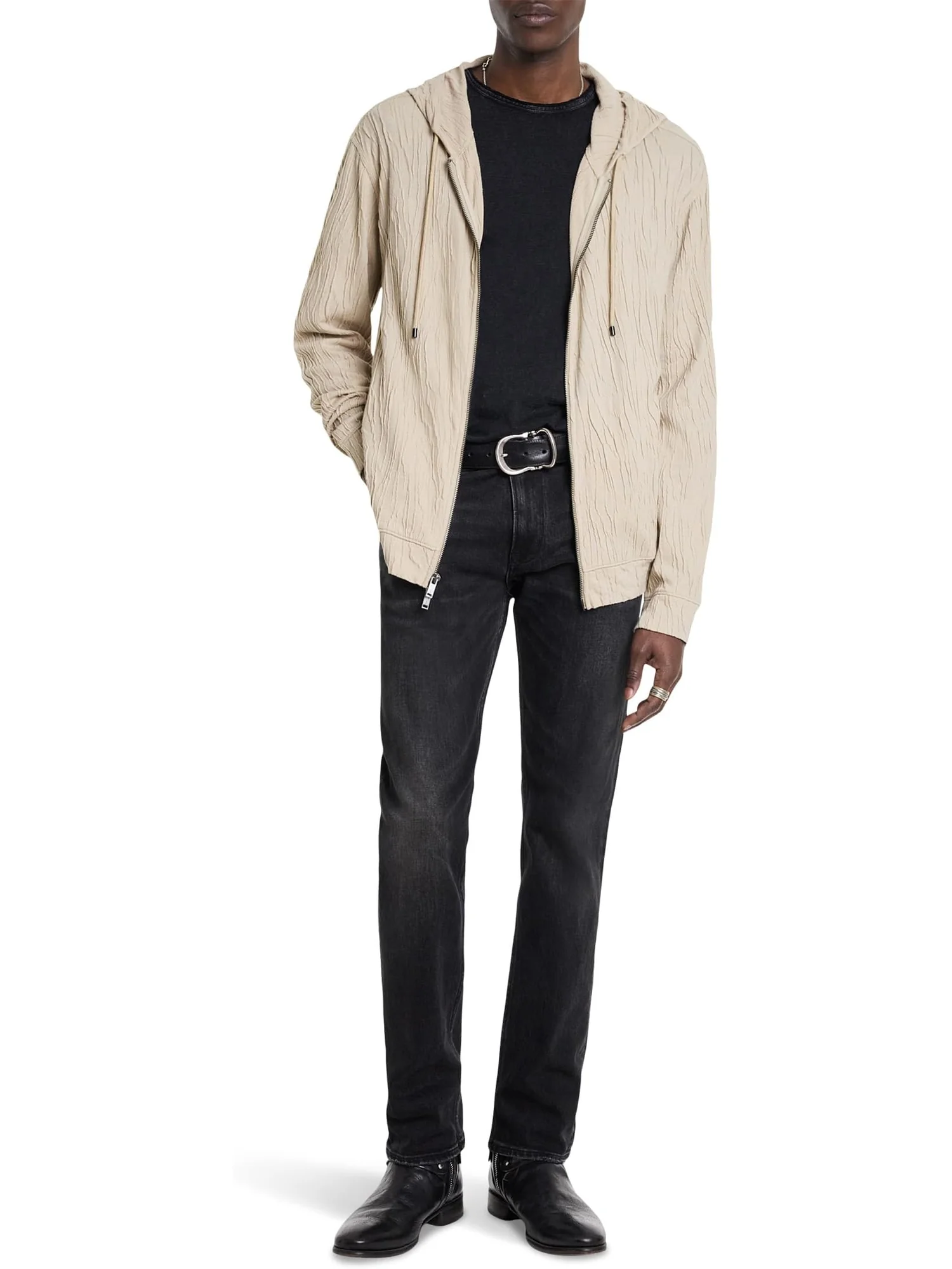 Худи John Varvatos Ihsan Zip Hoodie — 4