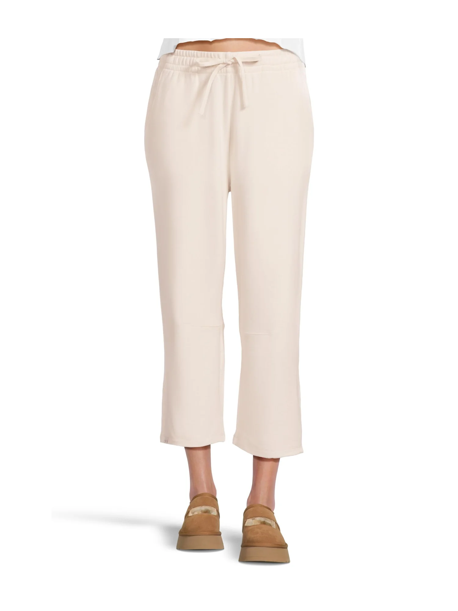 Брюки Barefoot Dreams Malibu Collection Brushed Fleece Pant — бежевый