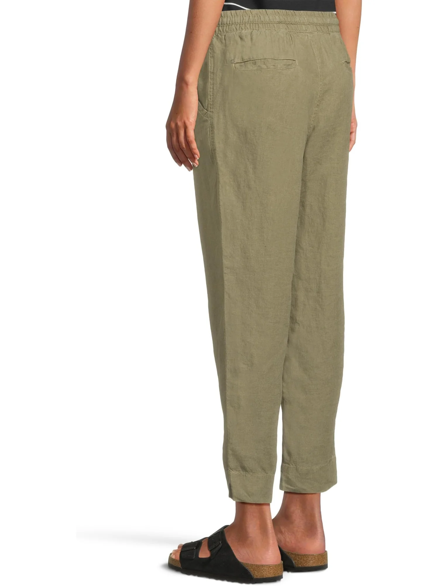 Джинсы L.L.Bean Women's Premium Linen Breezy Pull-On Ankle Pants — 3
