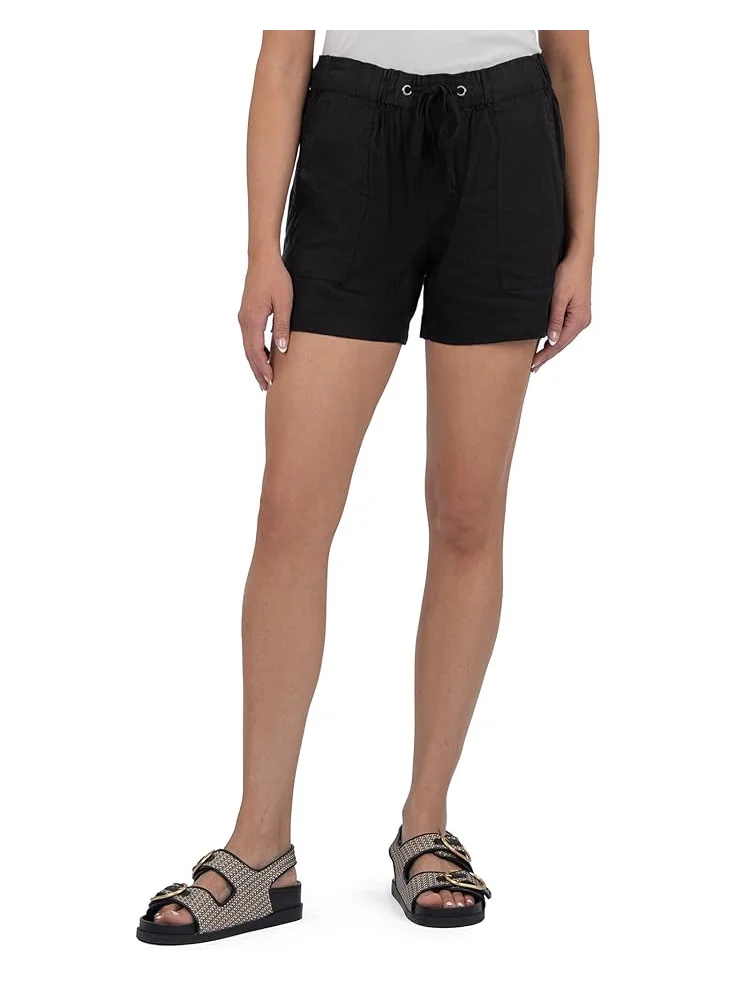 Шорты KUT from the Kloth Katana-Drawstring Shorts with Porkchop Pockets — 1