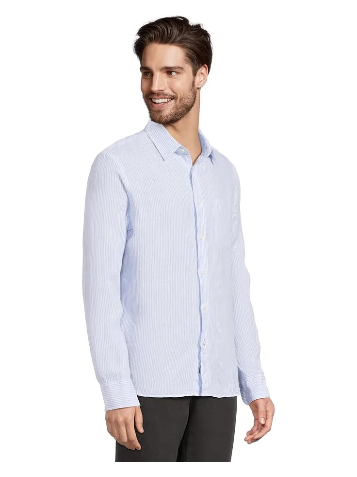 Рубашка Faherty Laguna Linen Shirt, цвет Summer Classic Stripe — 2
