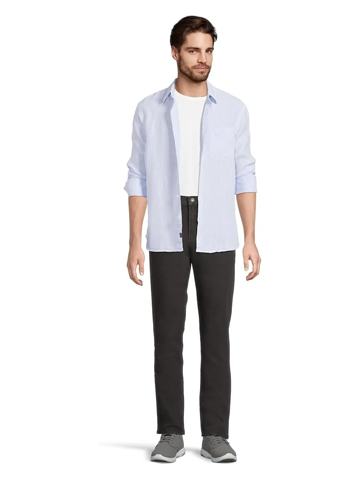 Рубашка Faherty Laguna Linen Shirt, цвет Summer Classic Stripe — 5