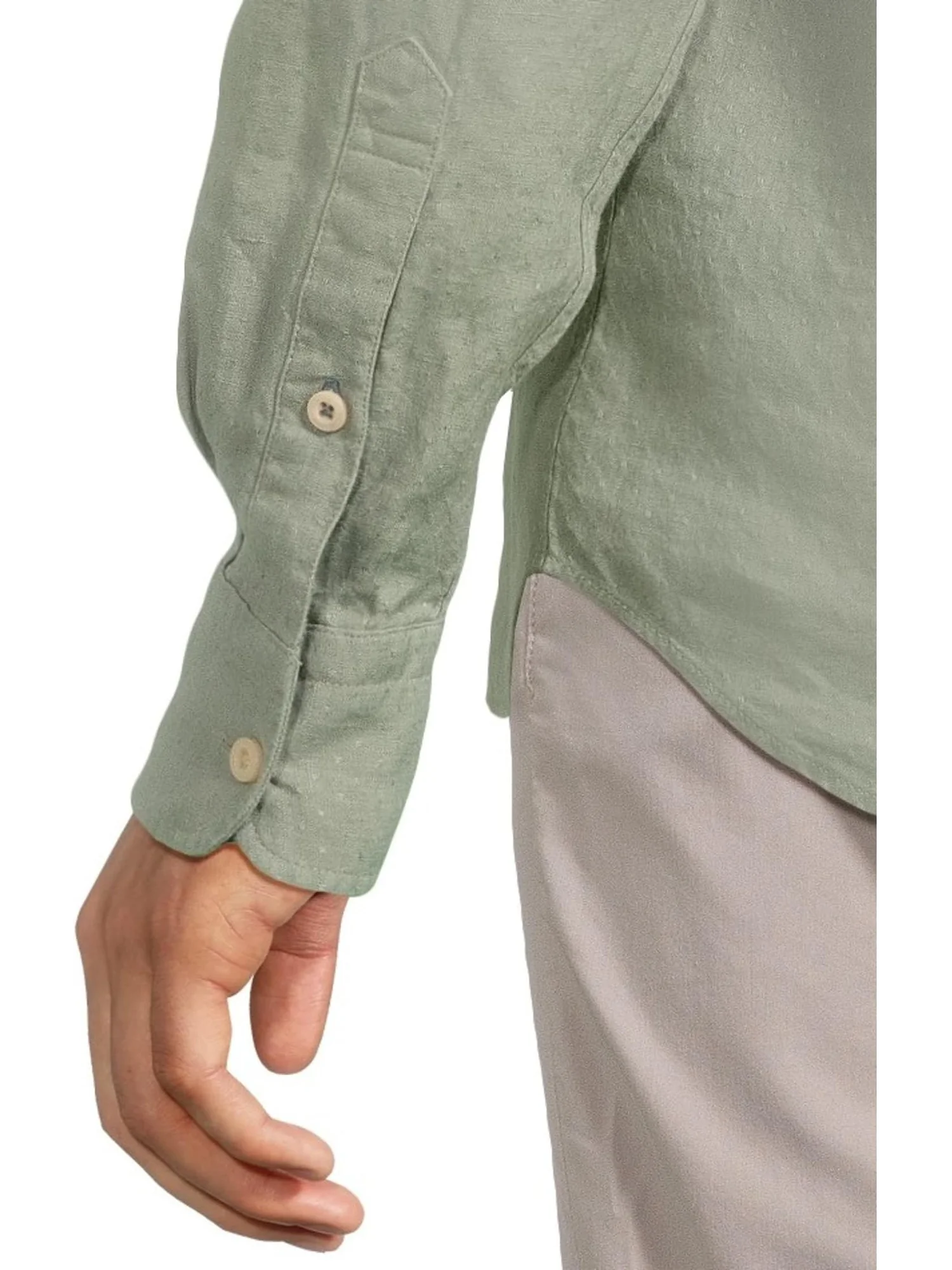 Рубашка Faherty Laguna Linen Shirt, цвет Fairfield Dobby — 4