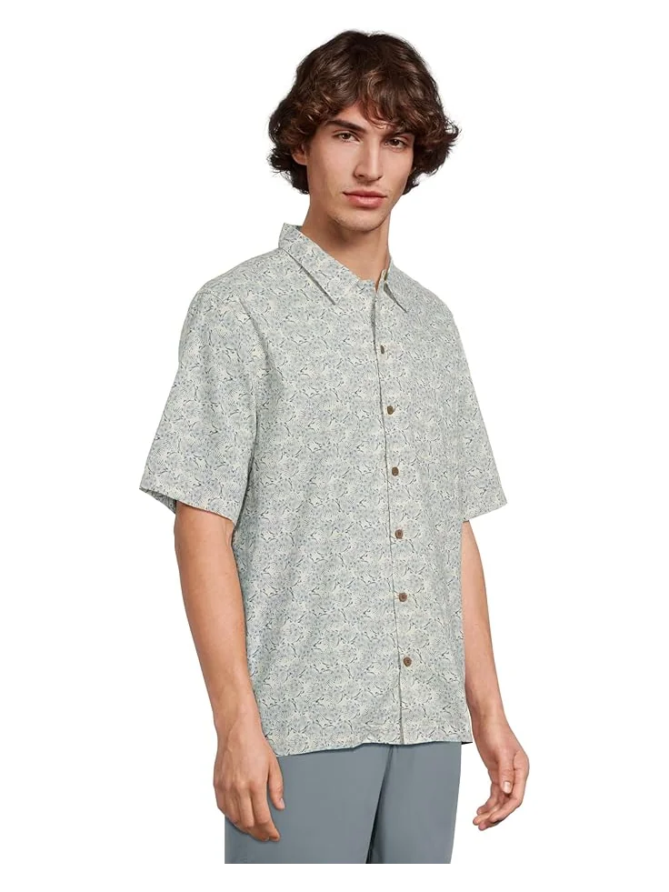 Рубашка L.L.Bean Tropics Shirt Short Sleeve Traditional Fit Print Shirt — 2