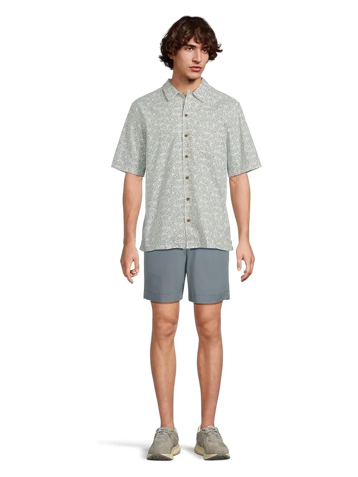 Рубашка L.L.Bean Tropics Shirt Short Sleeve Traditional Fit Print Shirt — 5
