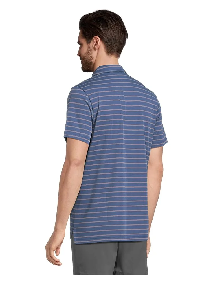 Рубашка поло L.L.Bean Comfort Stretch Performance Short Sleeve Polo, Slightly Fitted, Stripe — 3