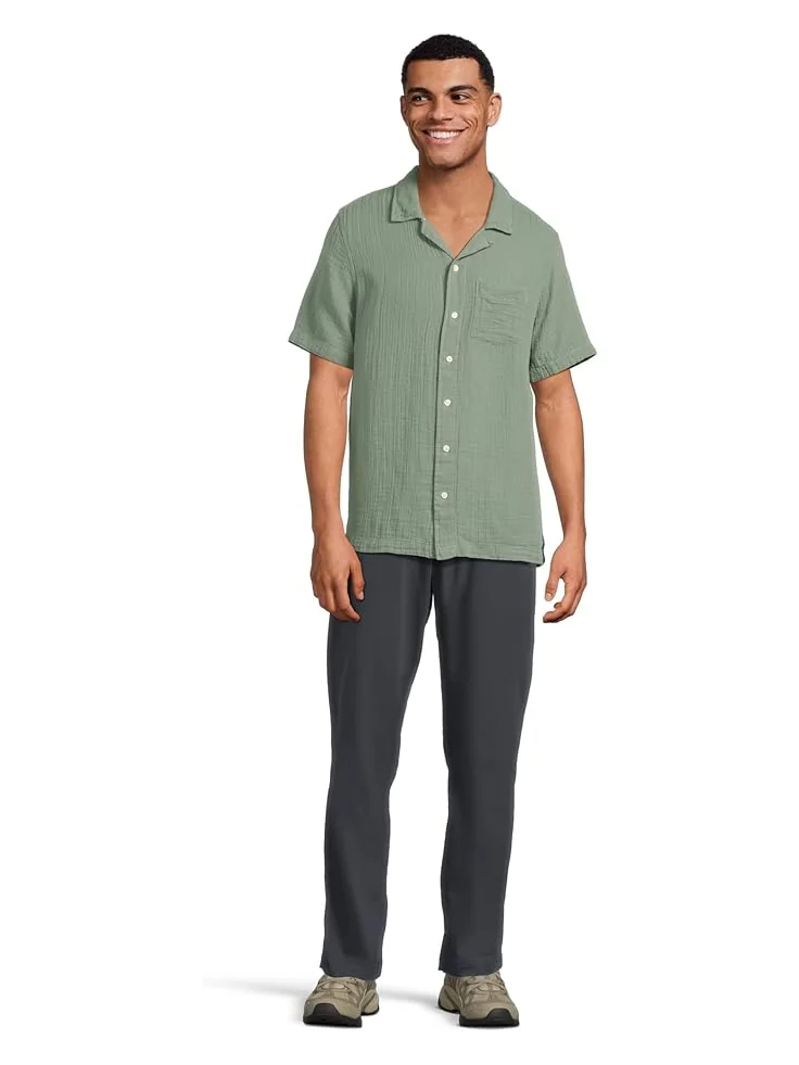 Рубашка L.L.Bean Vacationland Gauze Shirt Short Sleeve, Slightly Fitted — 5