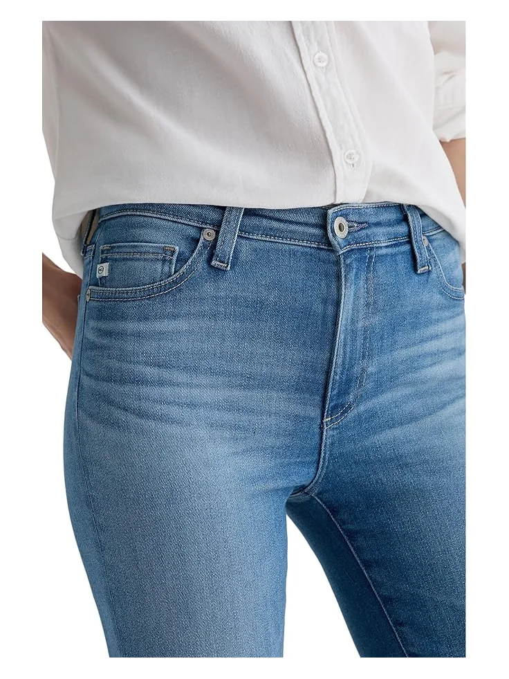 Джинсы AG Jeans Prima Low Rise Cigarette Ankle Jeans in Atlantis — 4
