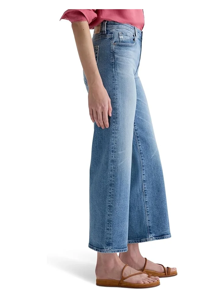 Джинсы AG Jeans Saige Mid-Rise Wide Leg in Helios, цвет Helios — 2