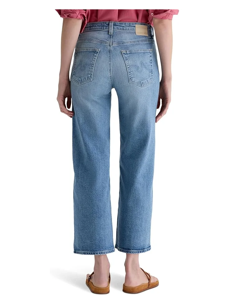 Джинсы AG Jeans Saige Mid-Rise Wide Leg in Helios, цвет Helios — 3