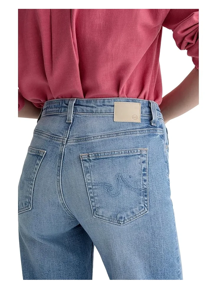 Джинсы AG Jeans Saige Mid-Rise Wide Leg in Helios, цвет Helios — 5