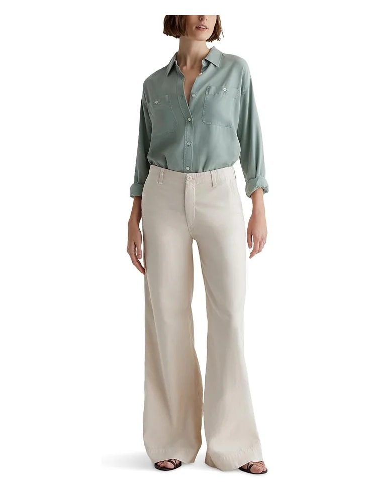 Брюки AG Jeans Laurent Mid Rise Utility Wide Leg Pants — 5
