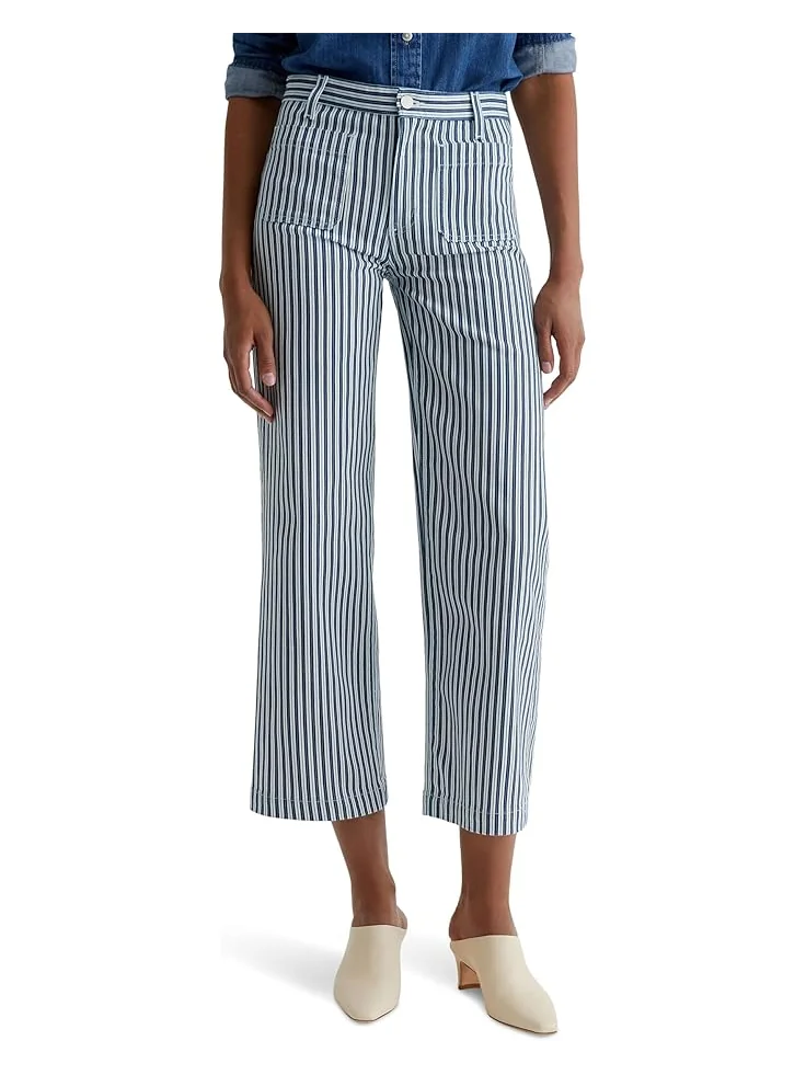 Брюки AG Jeans Kassie Mid Rise Wide Leg Crop — 1