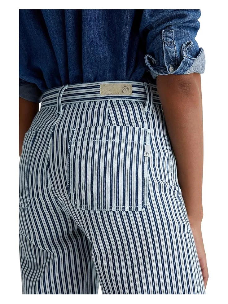 Брюки AG Jeans Kassie Mid Rise Wide Leg Crop — 4