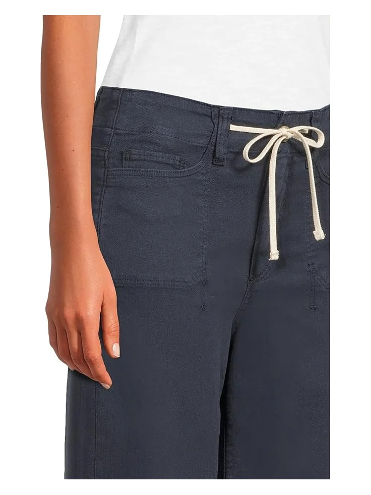 Джинсы Paige Ari With Waistband Tie And Stitch Thru Pockets in Vintage Navy Seascape — 4