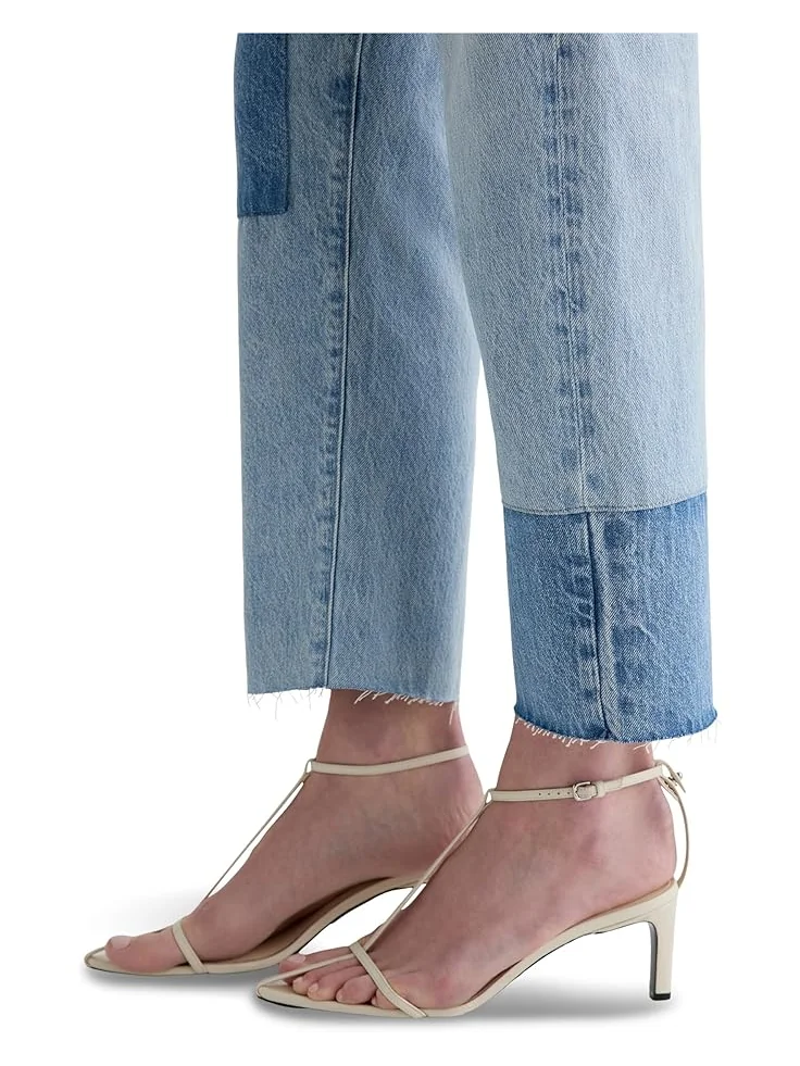 Джинсы AG Jeans Brinley Mid-Rise Straight in Carpinteria, цвет Carpinteria — 3