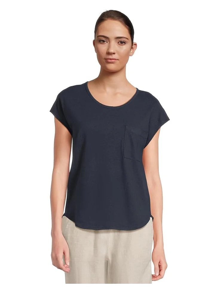 Футболка L.L.Bean Cotton Linen Tee Scoop Neck — 1