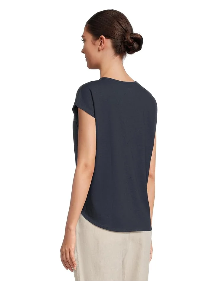Футболка L.L.Bean Cotton Linen Tee Scoop Neck — 3