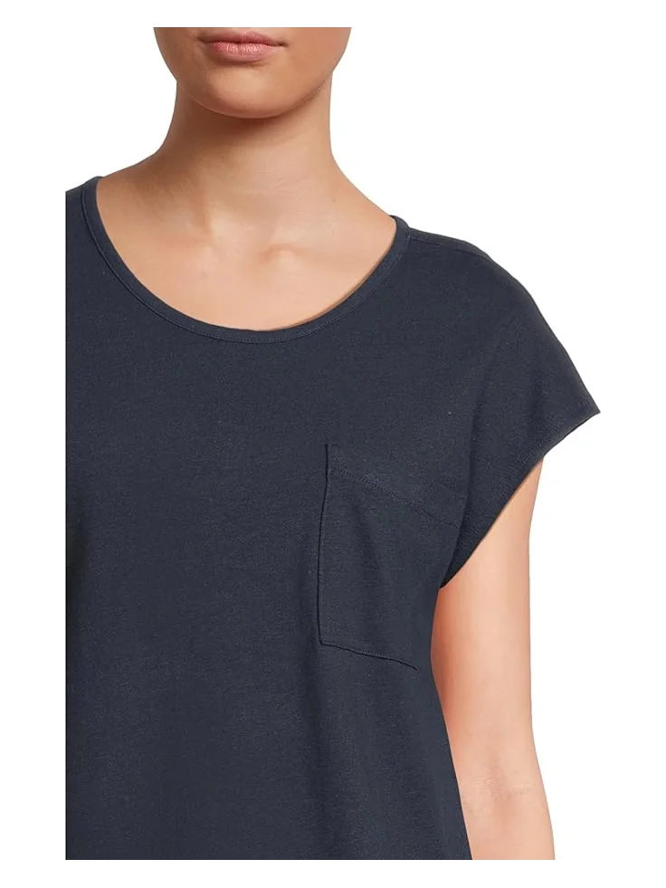 Футболка L.L.Bean Cotton Linen Tee Scoop Neck — 4