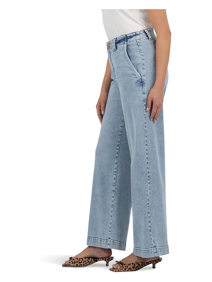 Джинсы KUT from the Kloth Jean High Rise Wide Leg With Trouser Pocket — 2