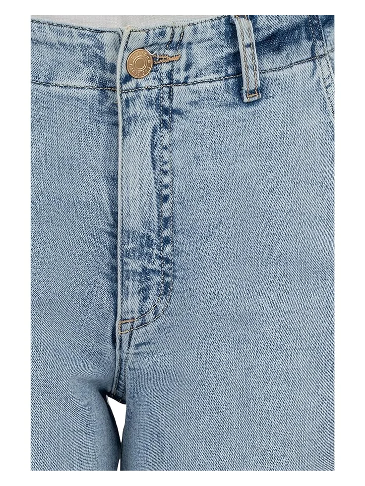 Джинсы KUT from the Kloth Jean High Rise Wide Leg With Trouser Pocket — 4