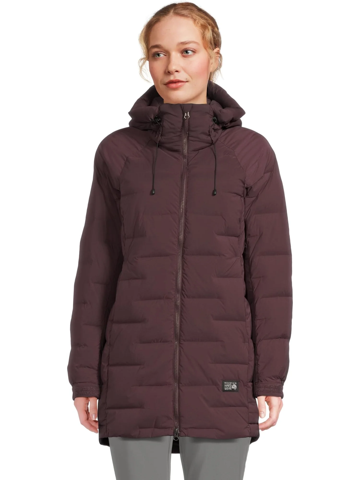 Женская парка Stretchdown Mountain Hardwear — изображение 1 из 5, черная смородина
