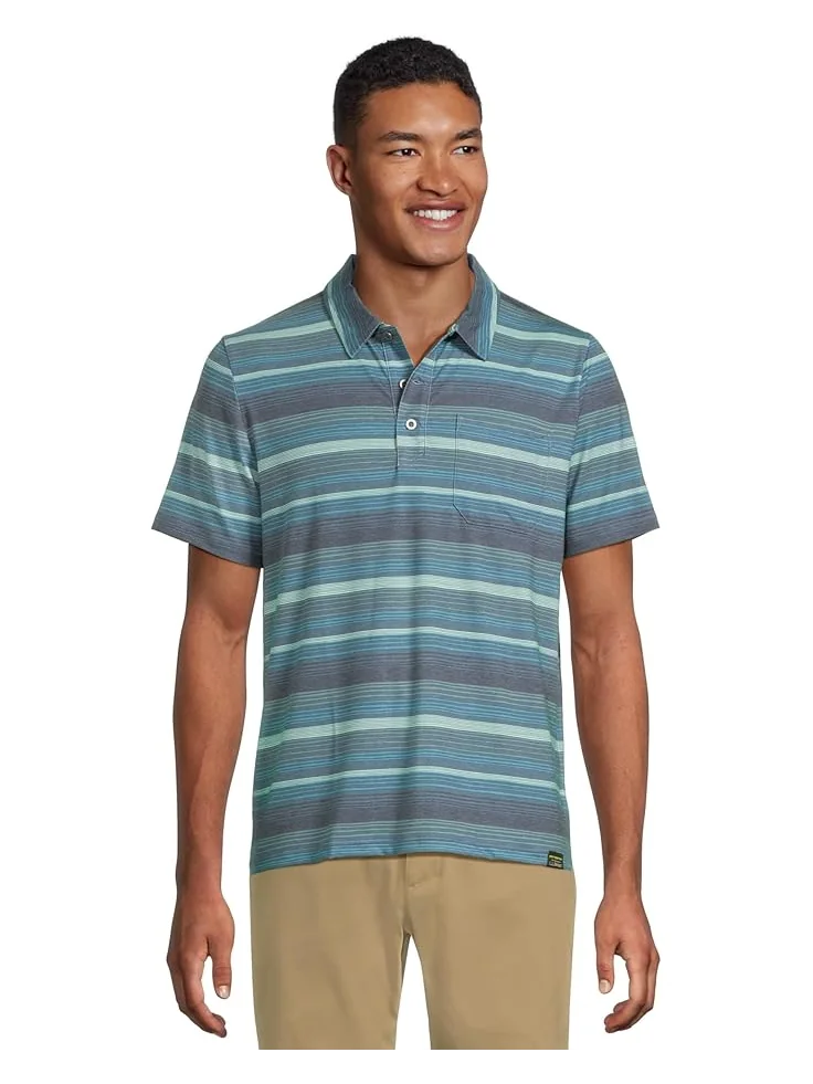 Поло L.L.Bean Everyday SunSmart Polo 2.0, Short-Sleeve, Stripe — 1