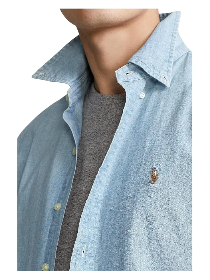 Поло Polo Ralph Lauren Chambray Sport Shirt — 3