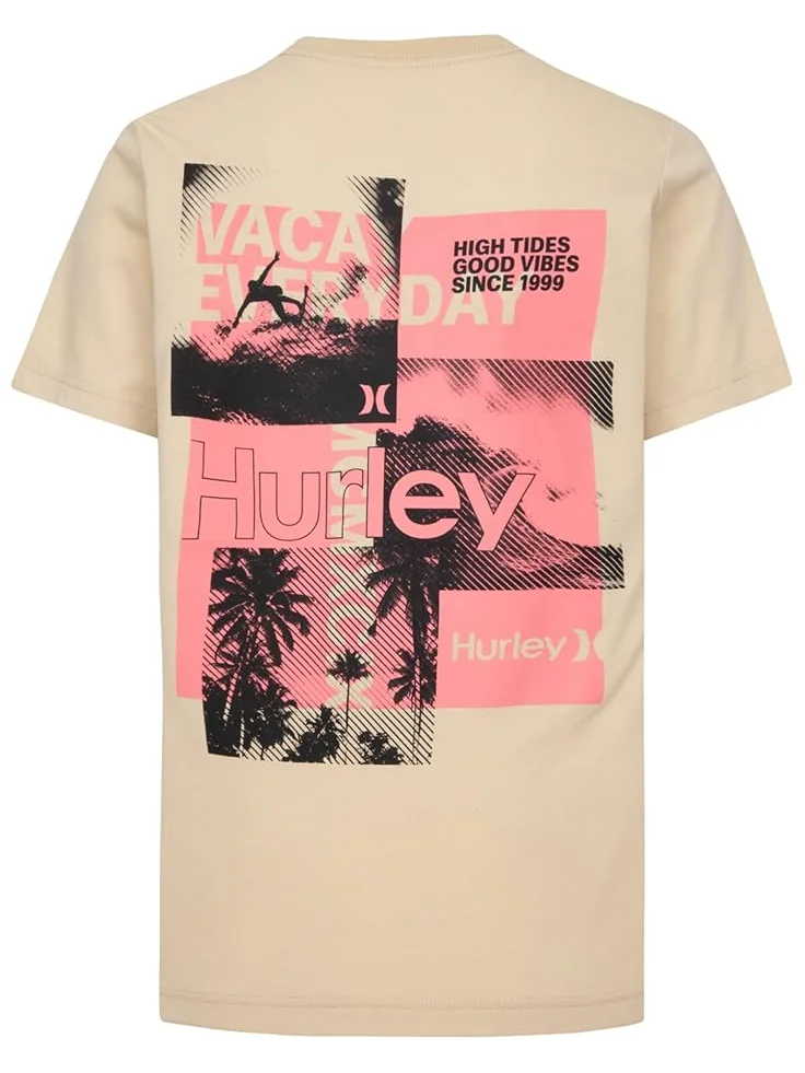 Футболка Hurley Kids Blocks Graphic T-Shirt — 2