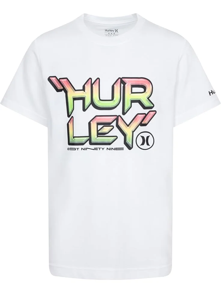 Футболка Hurley Kids Y2K Stack Graphic T-Shirt — белый