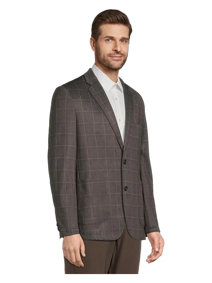 Мужской пиджак Johnston & Murphy XC Flex Unlined Plaid Knit — 2