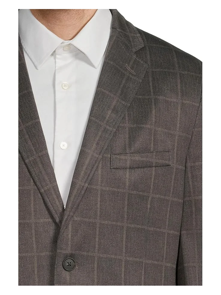 Мужской пиджак Johnston & Murphy XC Flex Unlined Plaid Knit — 4