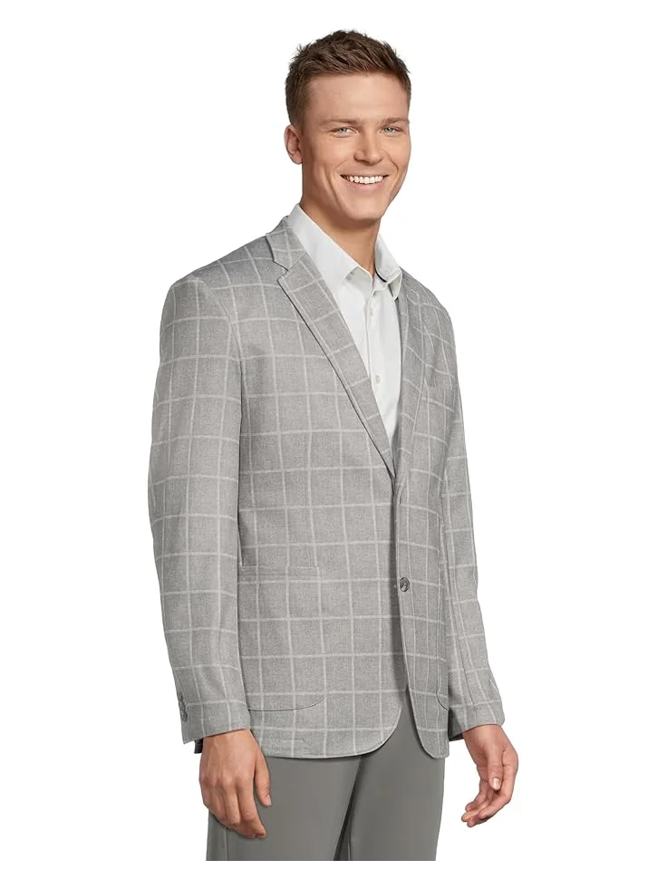 Блейзер Johnston & Murphy Xc Flex Unlined Plaid Knit Blazer — 2