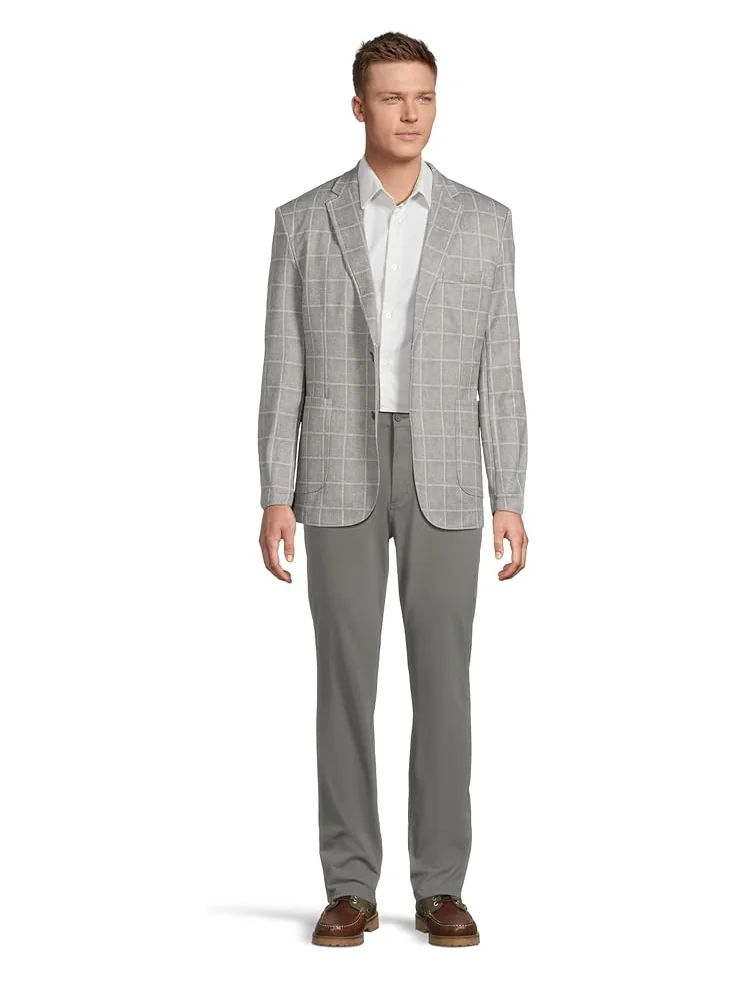 Блейзер Johnston & Murphy Xc Flex Unlined Plaid Knit Blazer — 5