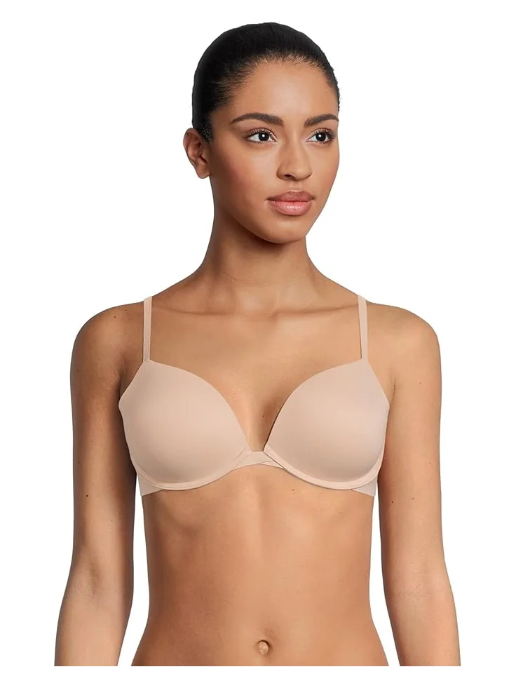 Бюстгальтер Calvin Klein Underwear Perfectly Fit Push Up Plunge Bra — коричневый