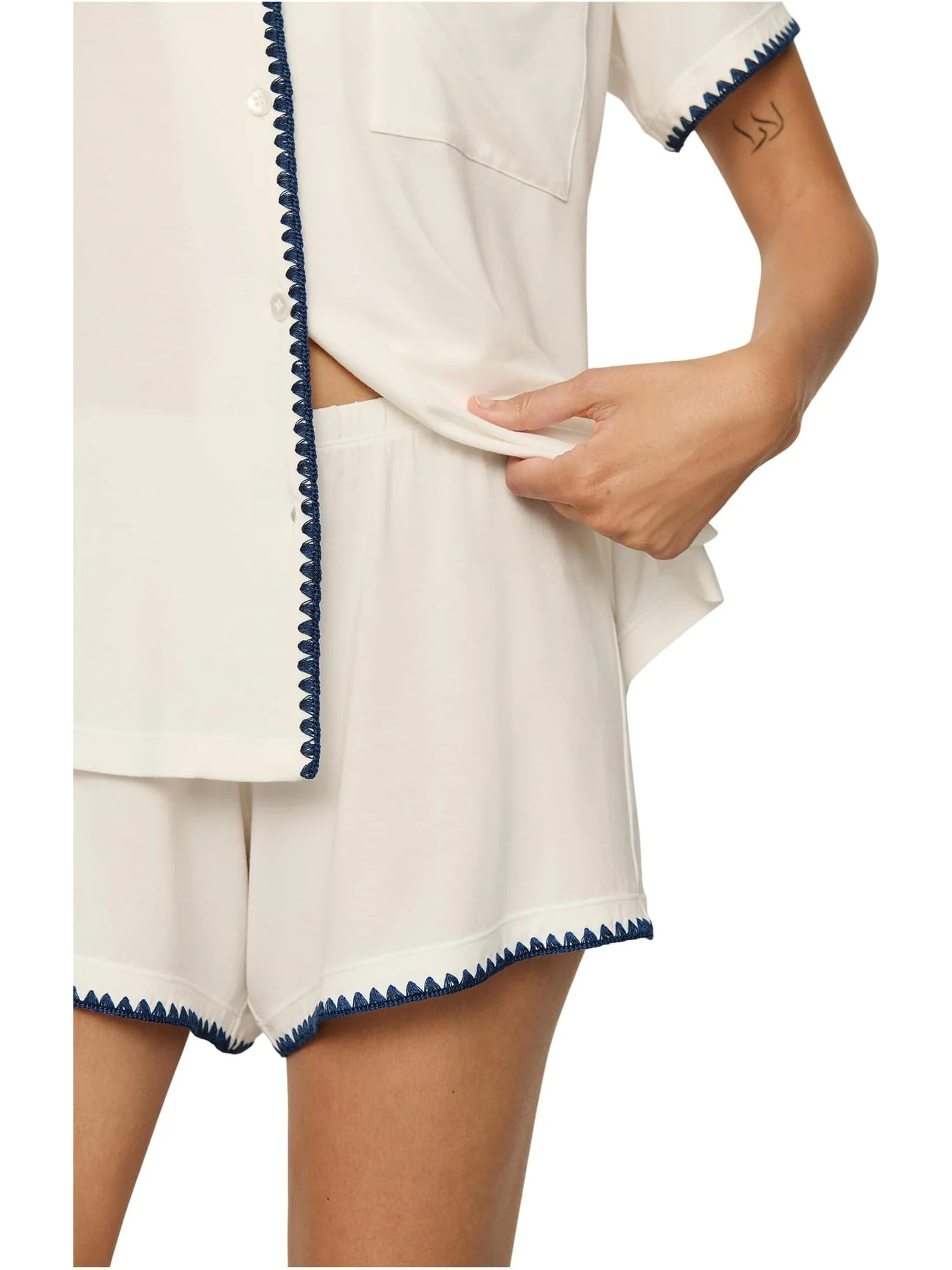 Пижама Eberjey Frida Relaxed Shorts Pj Set — 3