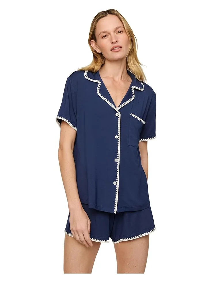 Пижама Eberjey Frida Relaxed Shorts Pj Set — 1
