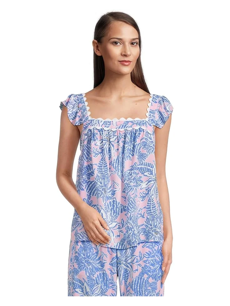 Пижамный топ Lilly Pulitzer Gyah — розовый