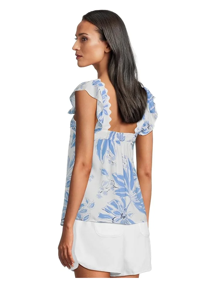 Женский топ без рукавов Lilly Pulitzer Gyah — изображение 3 из 5, белый