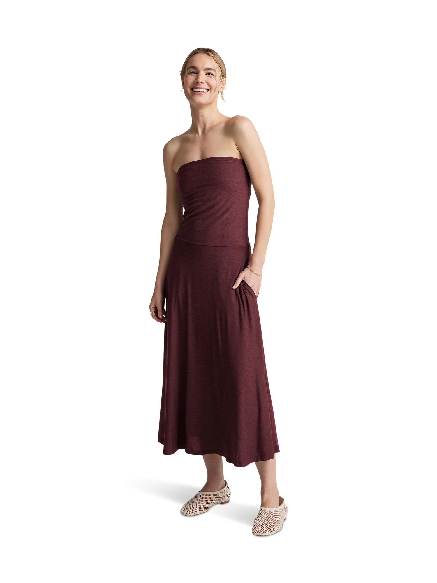 Платье Beyond Yoga Featherweight Strapless Dress — 1