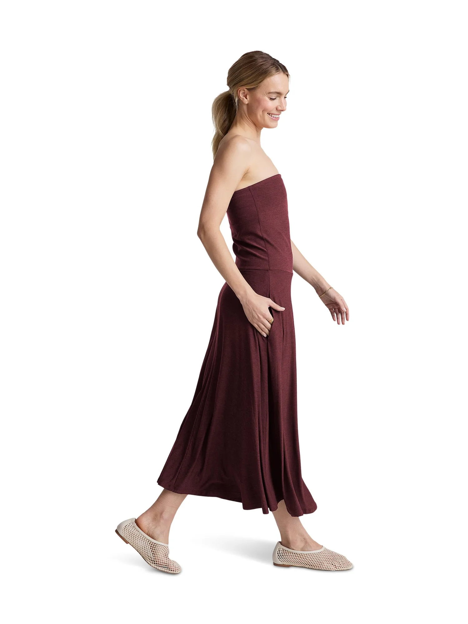 Платье Beyond Yoga Featherweight Strapless Dress — 3
