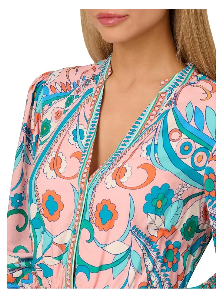 Платье Adrianna Papell Printed Short Dress — 3