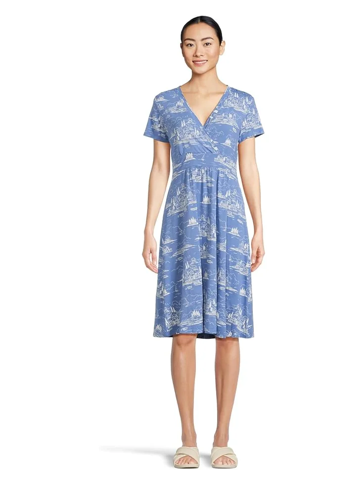 Платье L.L.Bean Summer Knit Dress, цвет Seaside Toile — 1