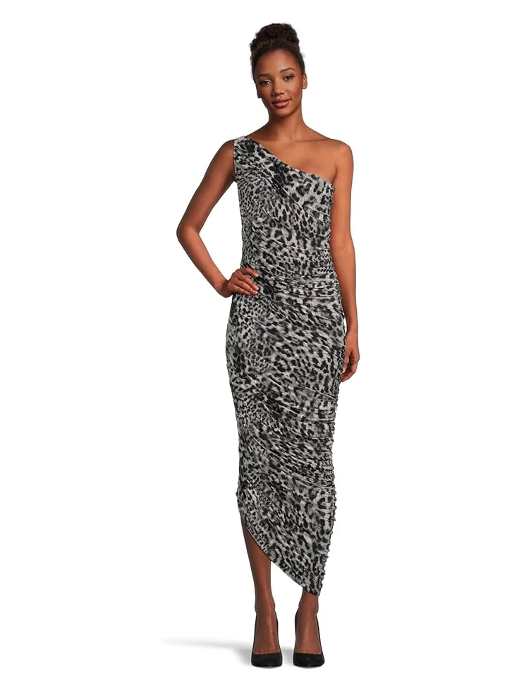 Платье Norma Kamali Diana Gown, цвет Animal — 1