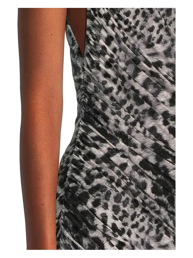 Платье Norma Kamali Diana Gown, цвет Animal — 4