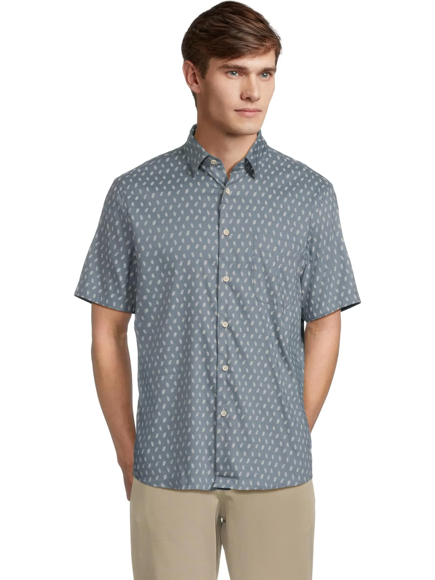Рубашка Faherty Short Sleeve Movement Monterrey Shirt — 1