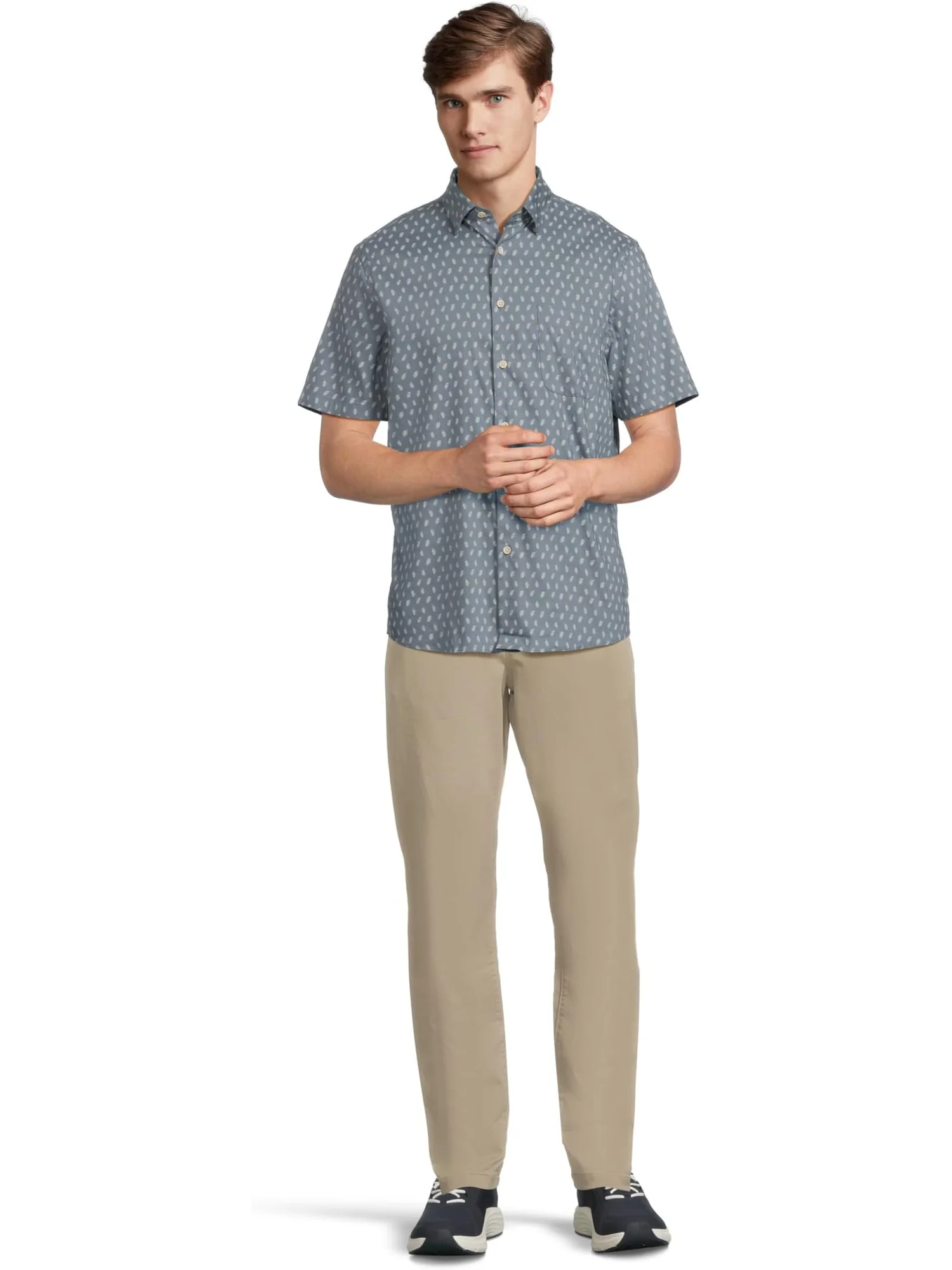 Рубашка Faherty Short Sleeve Movement Monterrey Shirt — 5