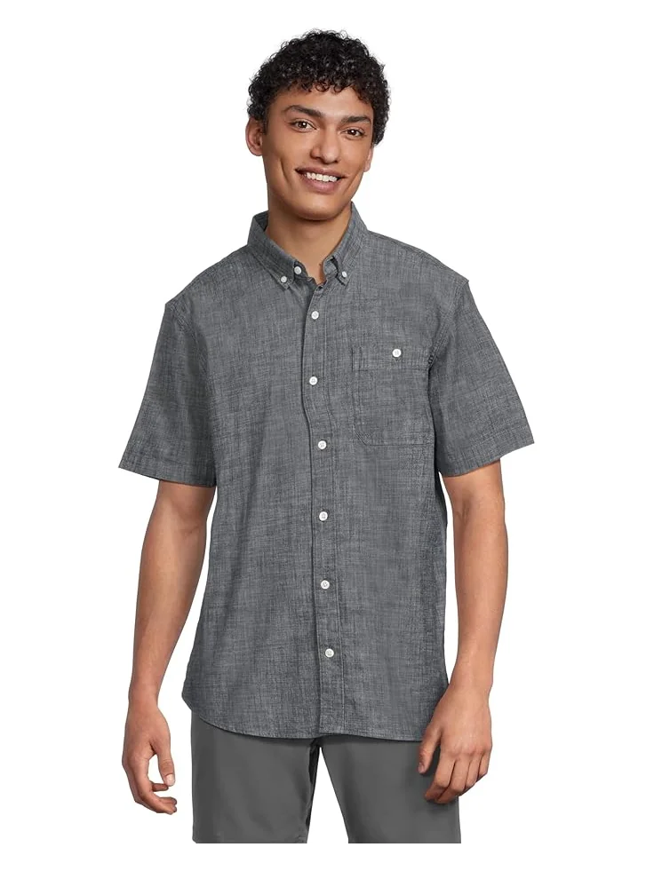 Рубашка L.L.Bean Comfort Stretch Chambray Shirt Short — 1