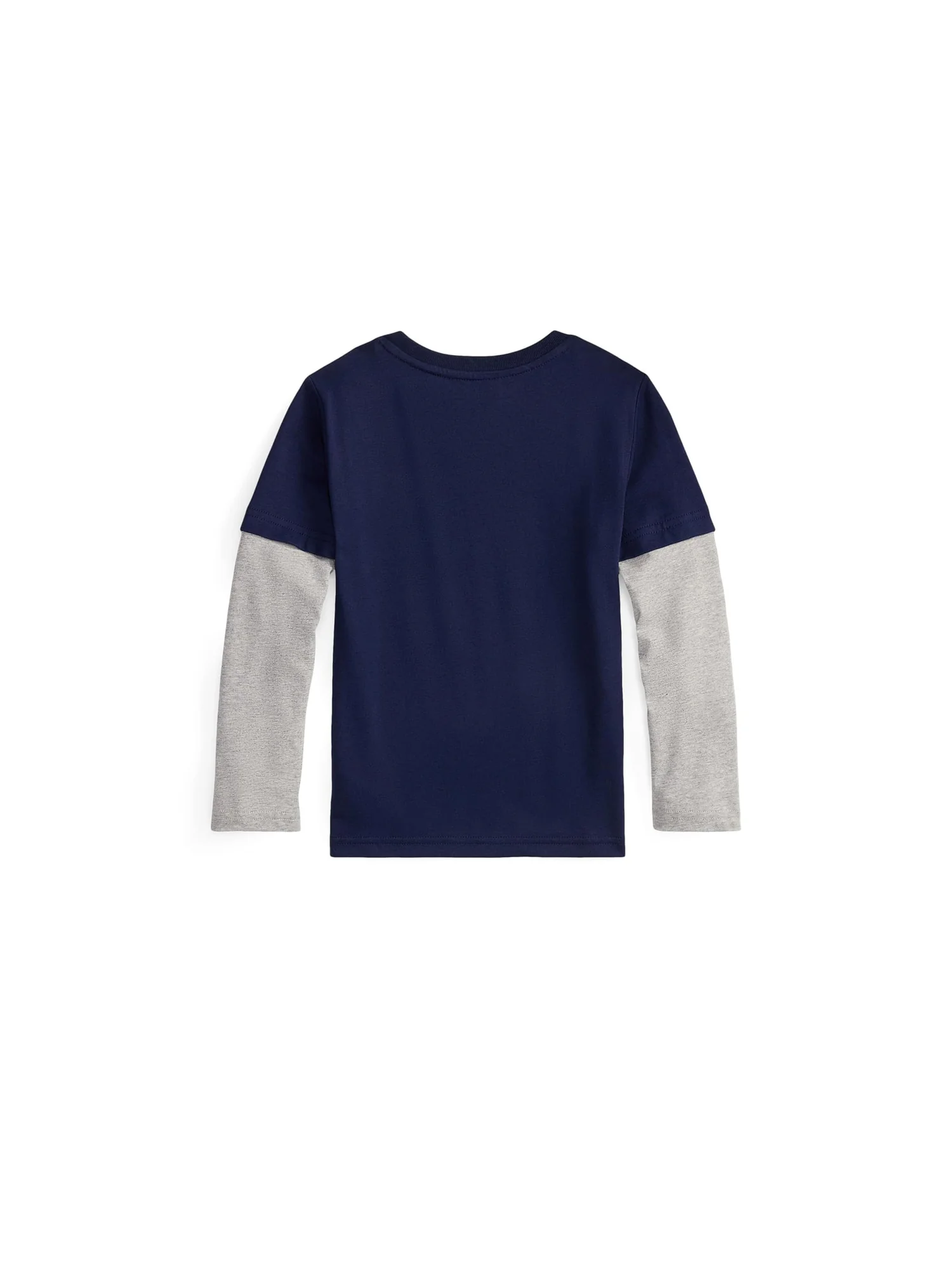 Футболка Polo Ralph Lauren Kids Logo Cotton Layered-Effect Tee — 2